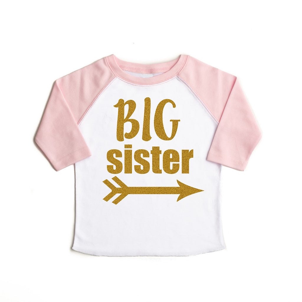 PINK GOLD BIG SIS TEE