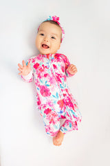 LUCY RUFFLED BAMBOO ROMPER