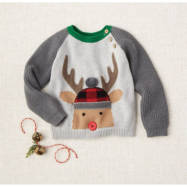 MUD PIE ALPINE REINDEER SWEATER