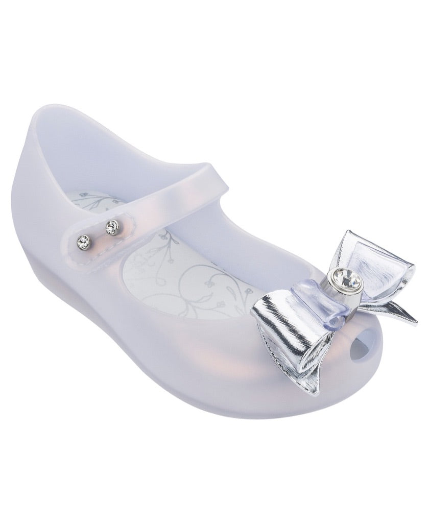 MINI MELISSA PEARLY WHITE BOW SHOE