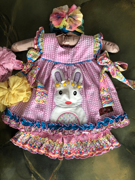 Millie Jay Easter Bunny Tunic and Ruffled Shorties