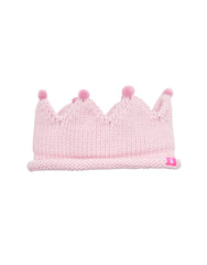 PINK KNIT CROWN EARMUFF