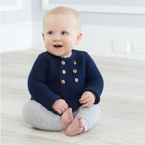 MUD PIE NAVY CARDIGAN