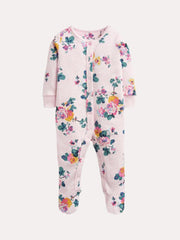 JOULES RAZAMATAZ PINK FLORAL ROMPER