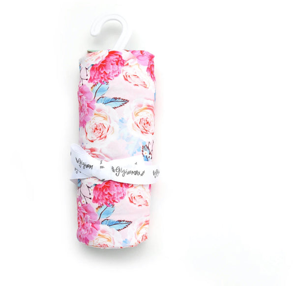 Josie Bamboo Floral Swaddle