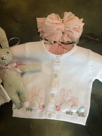 MUD PIE BUNNY CARDIGAN