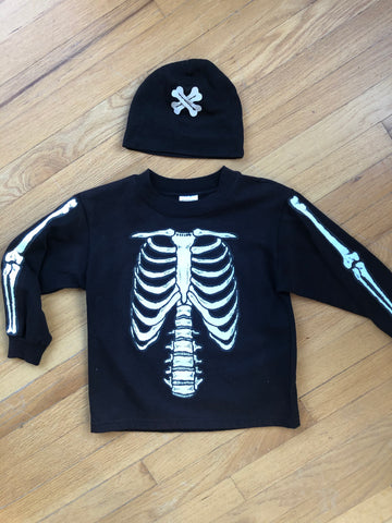 GLOW IN THE DARK SKELETON TEE