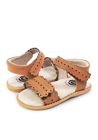 LIVIE & LUCA POSEY SANDAL in CARAMEL