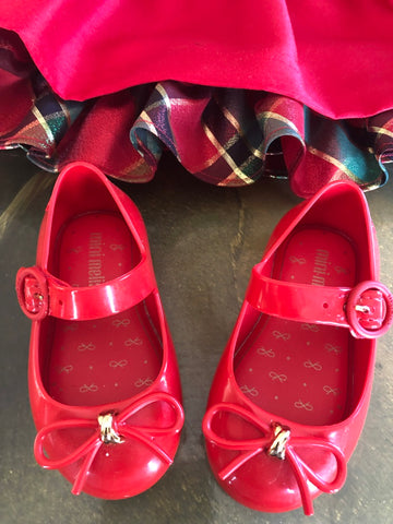 MINI MELISSA RED SHOES