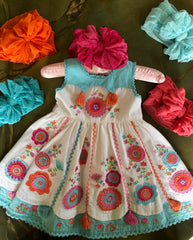COTTON KIDS FOLK DRESS