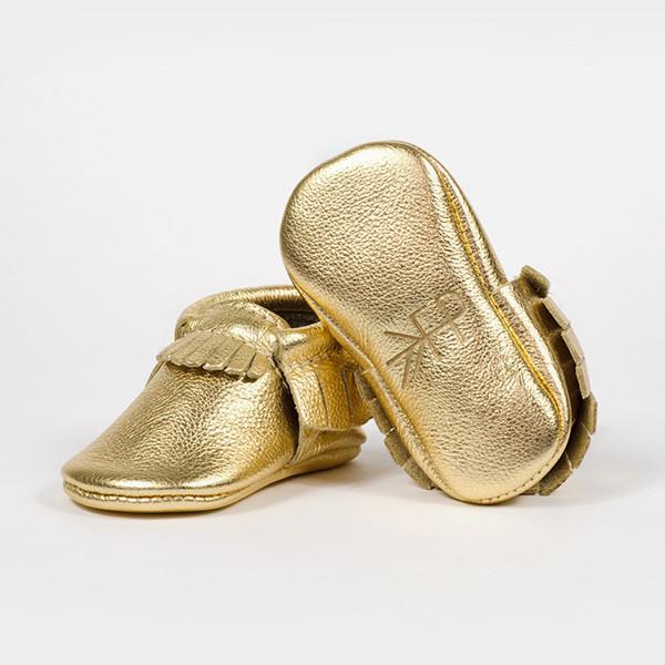 FRESHLY PICKED GOLD MOCCASINS