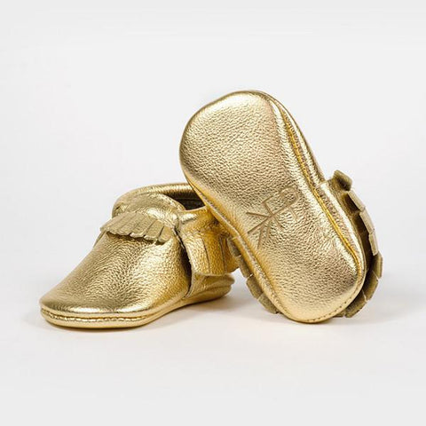 FRESHLY PICKED GOLD MOCCASINS