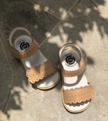 LIVIE & LUCA POSEY SANDAL in CARAMEL