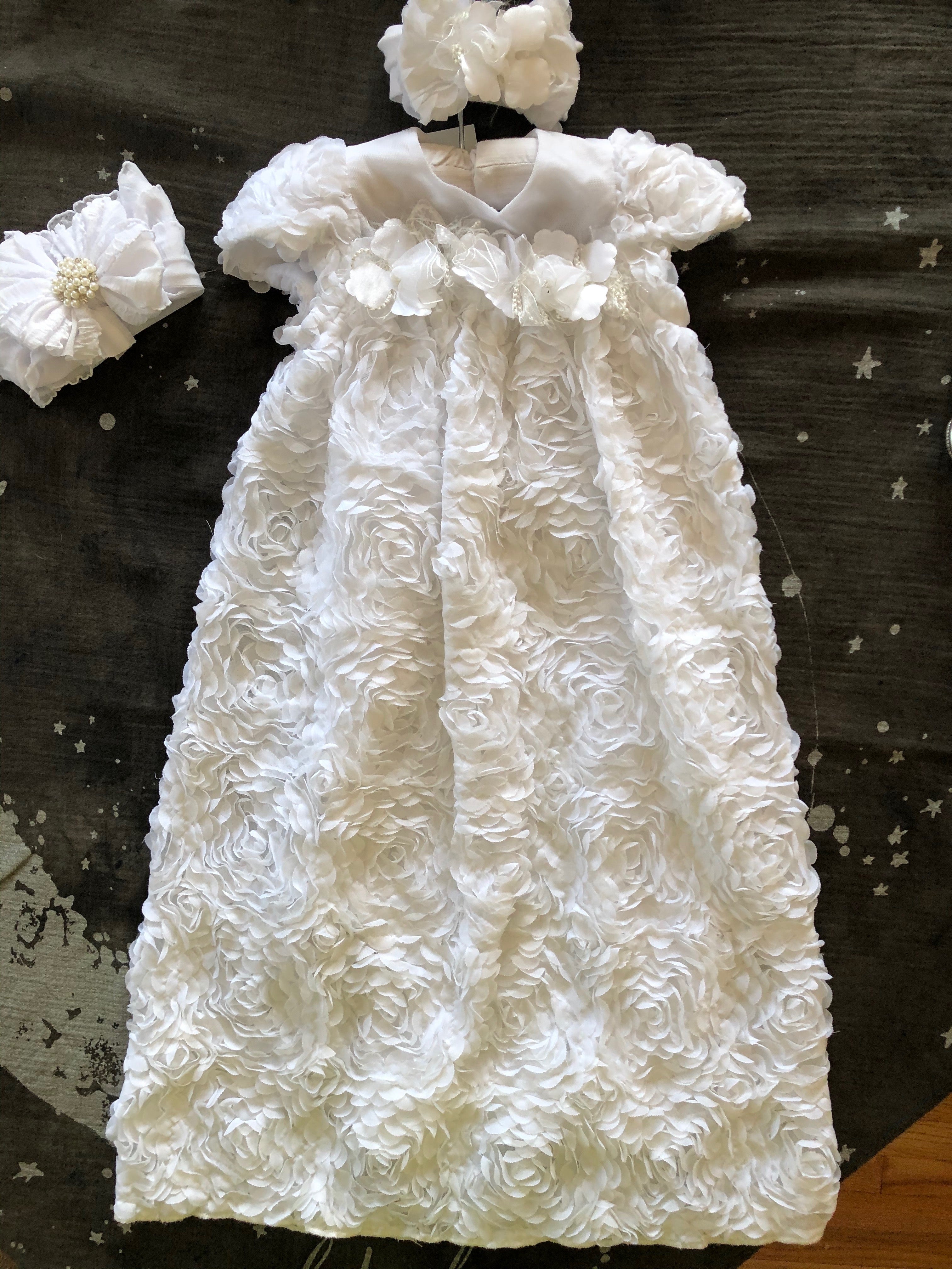 BEBEMONDE TWO PIECE BAPTISMAL GOWN