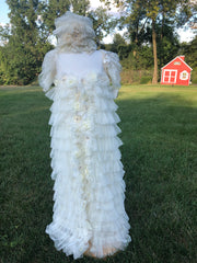 IVORY HEIRLOOM CHRISTENING GOWN