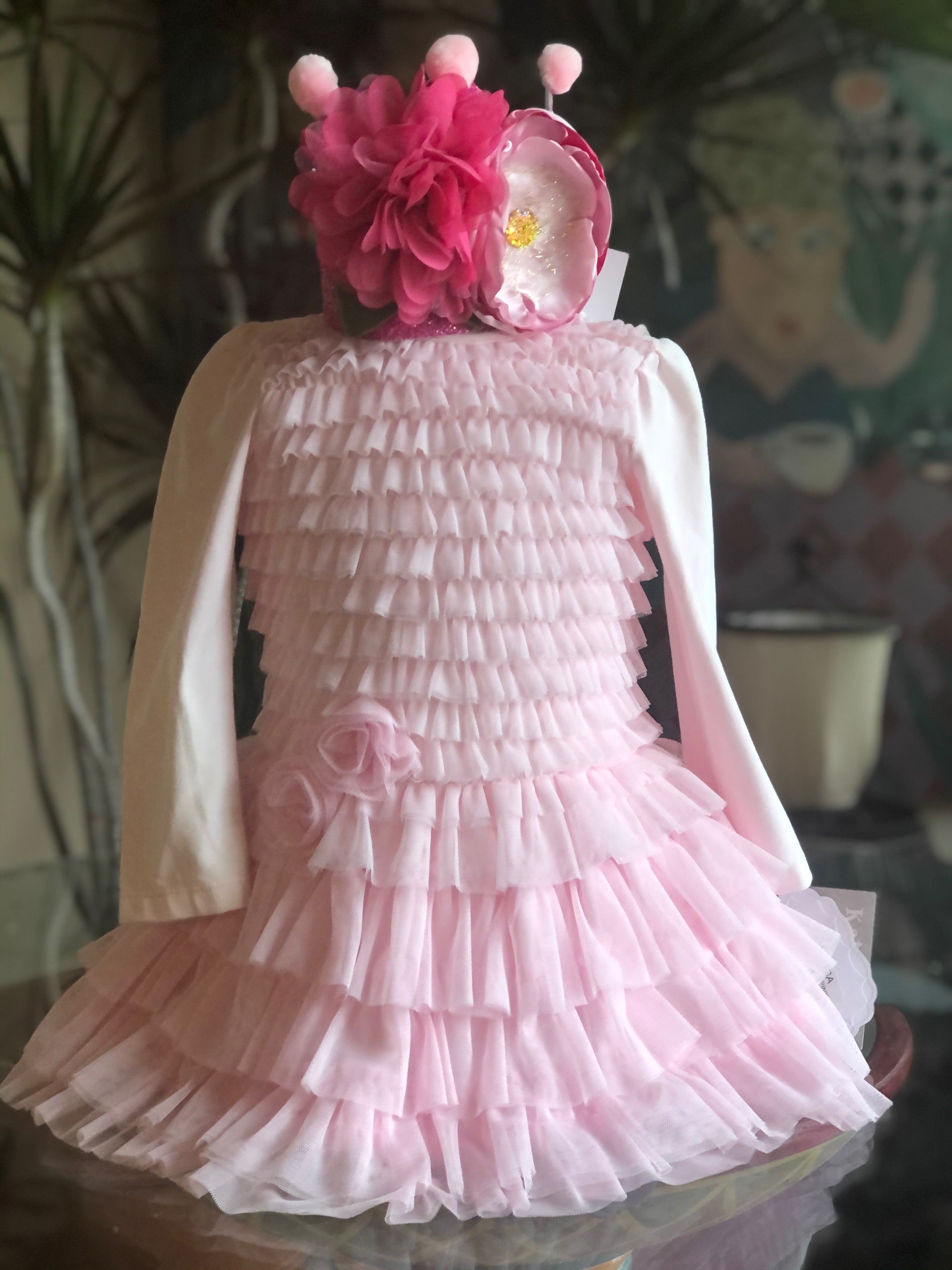 BISCOTTI LAYERS OF RUFFLES BIRTHDAY DRESS