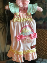 MILLIE JAY EASTER BASKET ROMPER