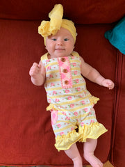 SWOON BABY YELLOW ROMPER