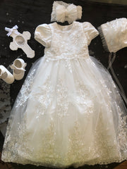 Christening Gown with Bonnet