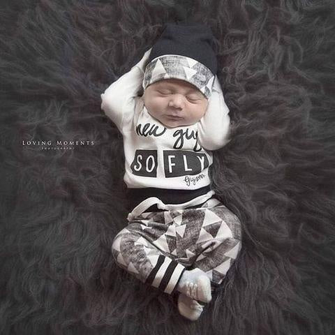 NEW GUY ~ SO FLY NEWBORN SET