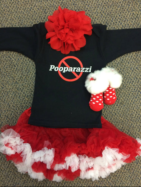 MUD PIE RED/WHITE TUTU