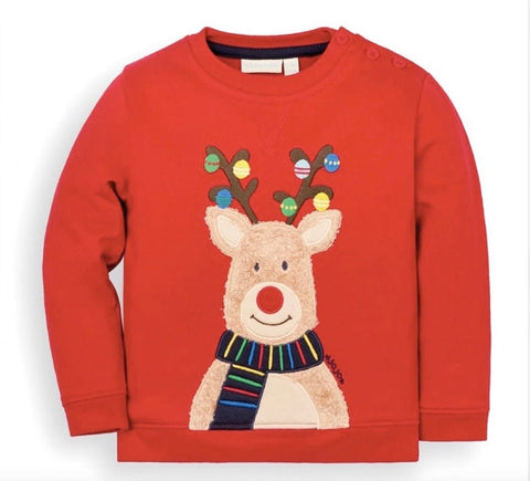 JOJO MAMAN REINDEER SWEATSHIRT