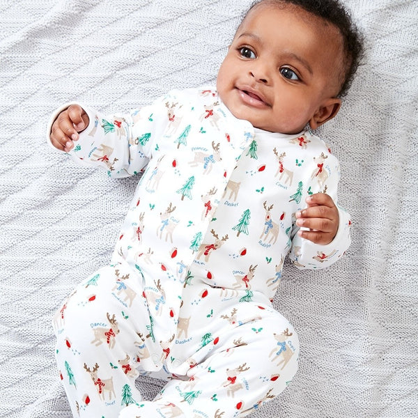 JOJO MAMAN REINDEER SLEEPSUIT