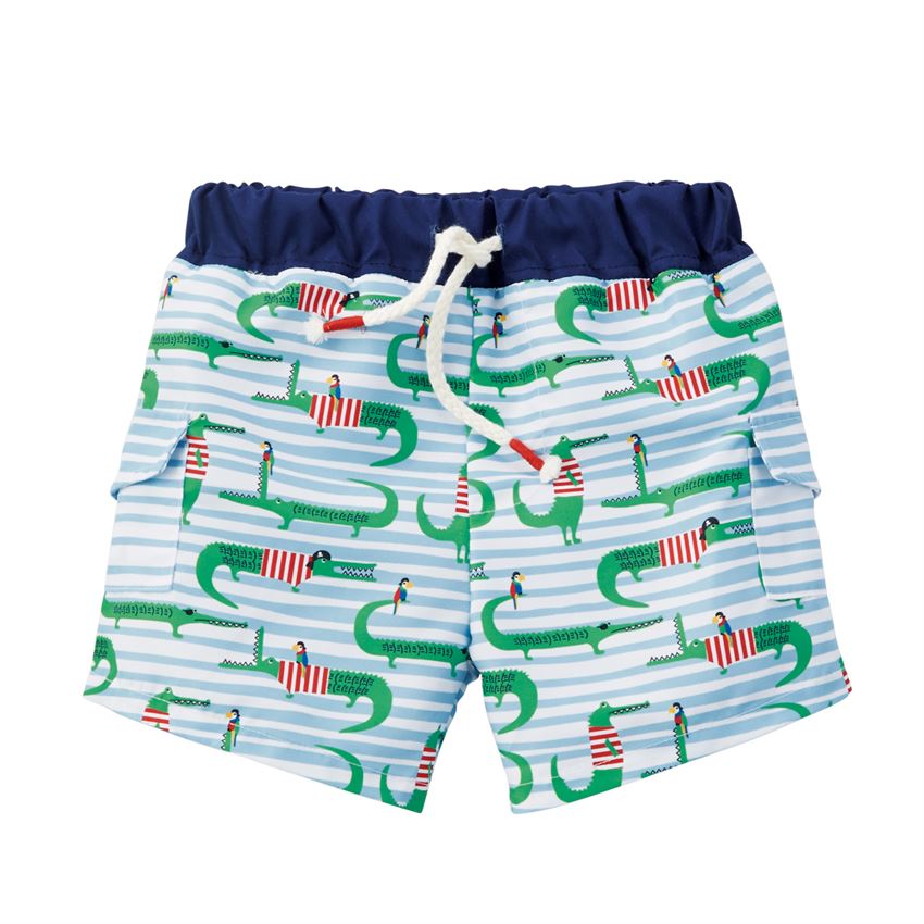 MUD PIE ALLIGATOR SWIM TRUNKS