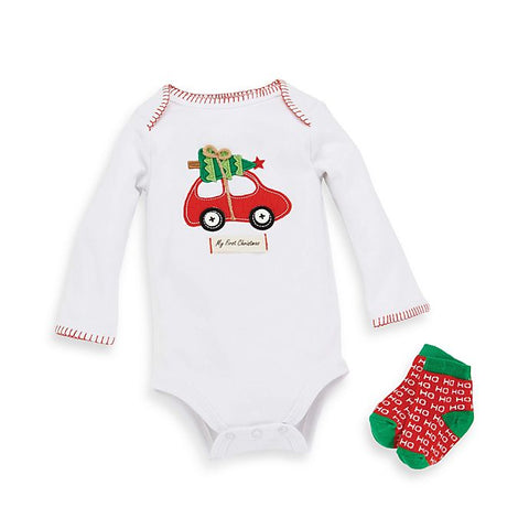 MUD PIE FIRST CHRISTMAS 2 PIECE SET