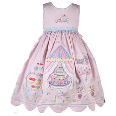 COTTON KIDS TEA PARTY BIRTHDAY DRESS