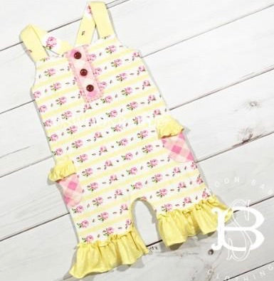 SWOON BABY YELLOW ROMPER